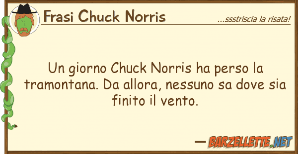 Frasi Chuck Norris giorno chuck norris ha perso tramo