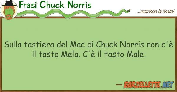 Frasi Chuck Norris tastiera mac chuck norris n