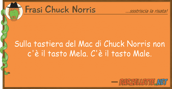 Frasi Chuck Norris tastiera mac chuck norris n