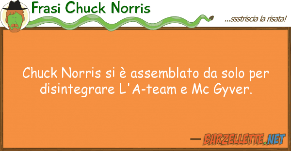 Frasi Chuck Norris chuck norris è assemblato solo pe