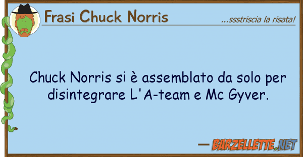 Frasi Chuck Norris chuck norris è assemblato solo pe