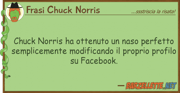 Frasi Chuck Norris chuck norris ha ottenuto naso perfett