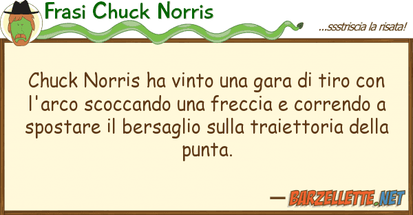 Frasi Chuck Norris chuck norris ha vinto gara tiro