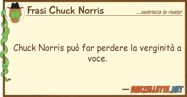 Frasi Chuck Norris chuck norris può far perdere vergini