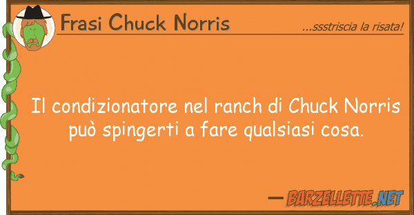 Frasi Chuck Norris condizionatore ranch chuck nor