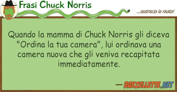 Frasi Chuck Norris quando mamma chuck norris dice