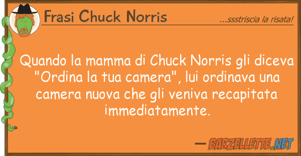 Frasi Chuck Norris quando mamma chuck norris dice