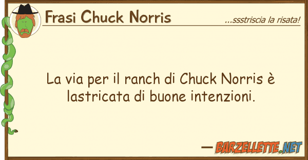 Frasi Chuck Norris via ranch chuck norris è