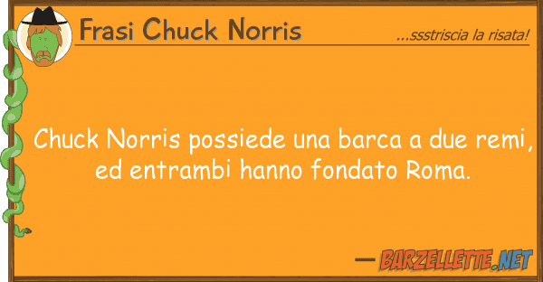 Frasi Chuck Norris chuck norris possiede barca due re