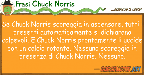 Frasi Chuck Norris chuck norris scoreggia ascensore,