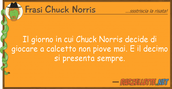 Frasi Chuck Norris giorno chuck norris decide