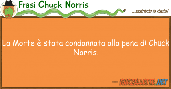 Frasi Chuck Norris morte è stata condannata pena d
