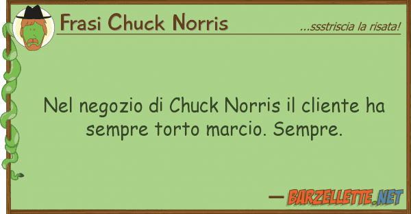 Frasi Chuck Norris negozio chuck norris cliente h