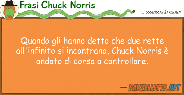 Frasi Chuck Norris quando hanno detto due rette