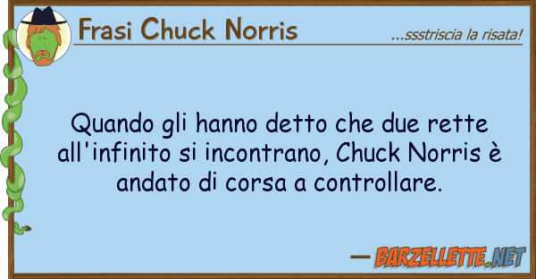 Frasi Chuck Norris quando hanno detto due rette