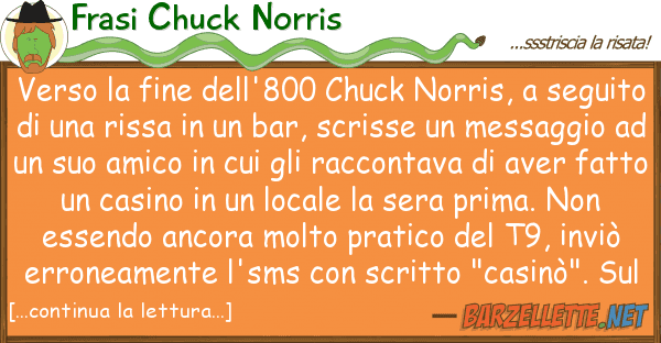 Frasi Chuck Norris verso fine dell'800 chuck norris, s