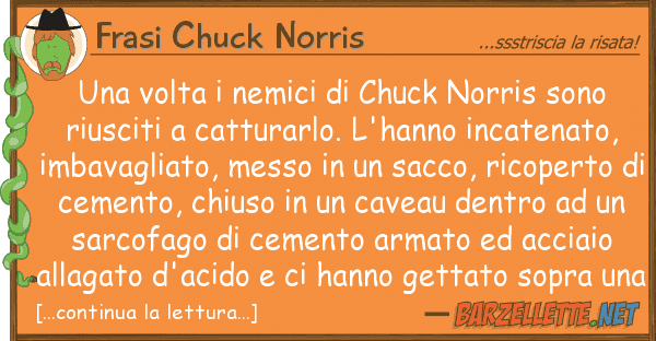 Frasi Chuck Norris volta nemici chuck norris sono