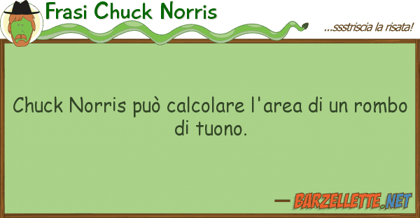 Frasi Chuck Norris chuck norris può calcolare l'area