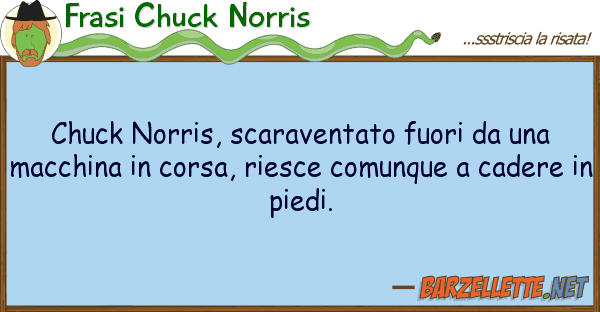 Frasi Chuck Norris chuck norris, scaraventato fuori