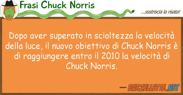 Frasi Chuck Norris dopo aver superato scioltezza velo