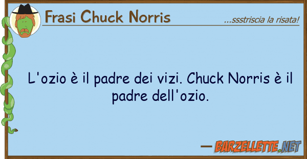 Frasi Chuck Norris l'ozio è padre vizi. chuck norri