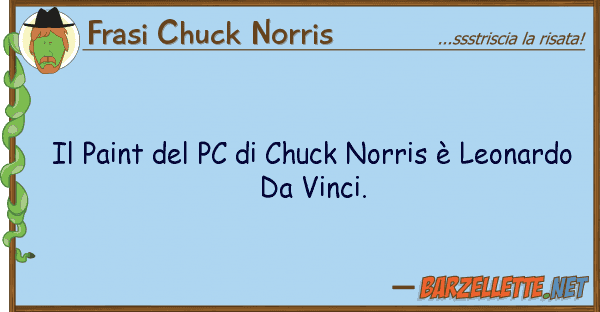 Frasi Chuck Norris paint pc chuck norris è leona