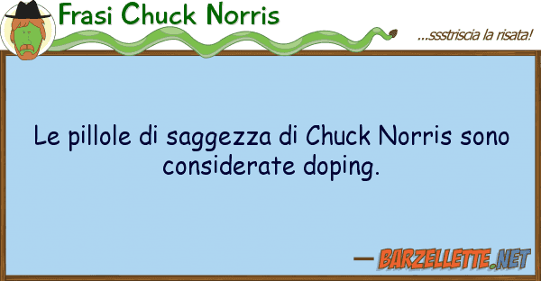 Frasi Chuck Norris pillole saggezza chuck norris s