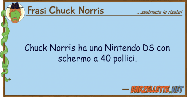 Frasi Chuck Norris chuck norris ha nintendo ds sche