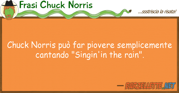 Frasi Chuck Norris chuck norris può far piovere sempliceme