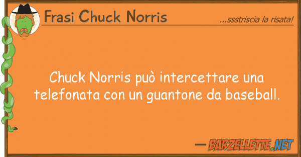 Frasi Chuck Norris chuck norris può intercettare telef
