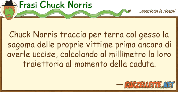 Frasi Chuck Norris chuck norris traccia terra gesso