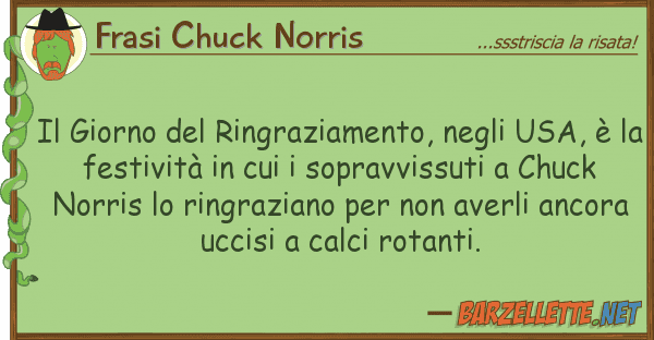 Frasi Chuck Norris giorno ringraziamento, usa,