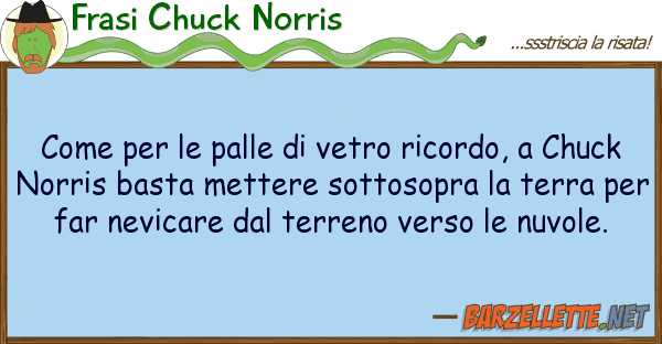 Frasi Chuck Norris palle vetro ricordo, ch