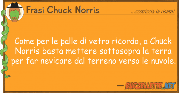 Frasi Chuck Norris palle vetro ricordo, ch