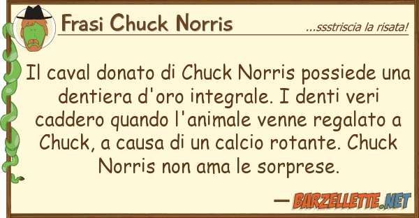 Frasi Chuck Norris caval donato chuck norris possiede
