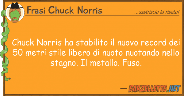 Frasi Chuck Norris chuck norris ha stabilito nuovo recor