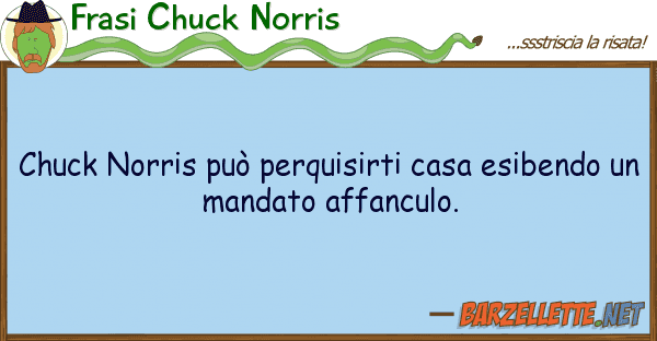 Frasi Chuck Norris chuck norris può perquisirti casa esibe