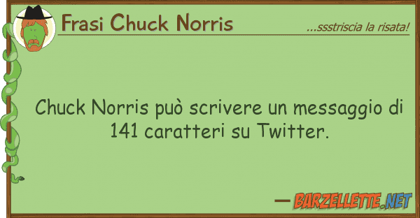 Frasi Chuck Norris chuck norris può scrivere messaggio
