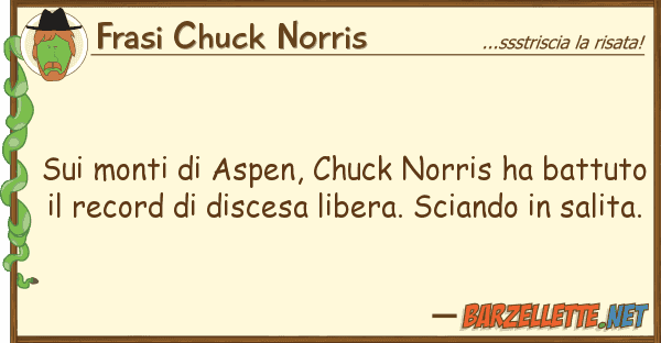 Frasi Chuck Norris monti aspen, chuck norris ha batt