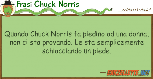 Frasi Chuck Norris quando chuck norris fa piedino do