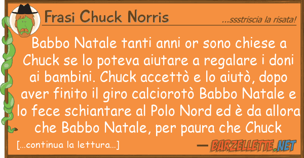 Frasi Chuck Norris babbo natale tanti anni sono chiese