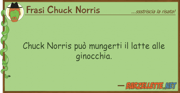 Frasi Chuck Norris chuck norris può mungerti latte