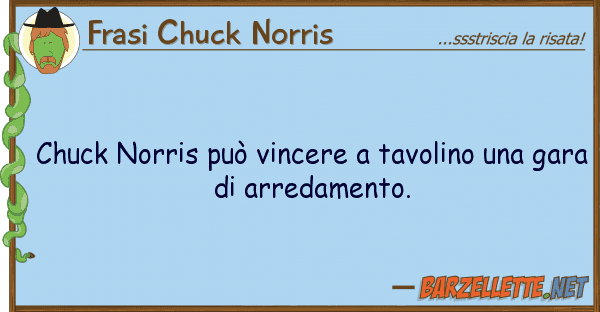 Frasi Chuck Norris chuck norris può vincere tavolino