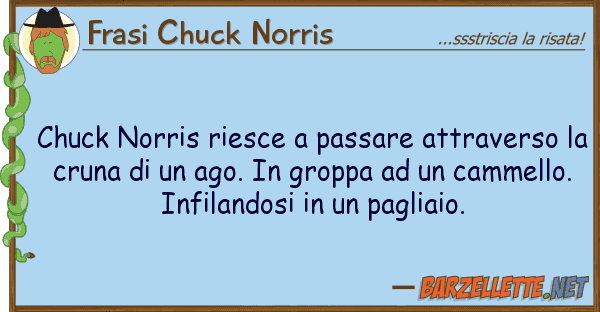 Frasi Chuck Norris chuck norris riesce passare attraverso