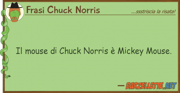 Frasi Chuck Norris mouse chuck norris è mickey mouse