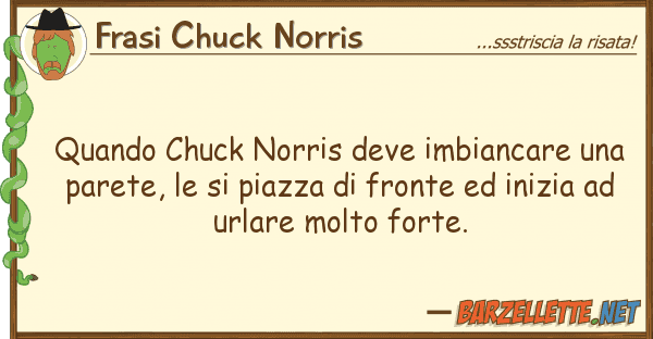 Frasi Chuck Norris quando chuck norris deve imbiancare