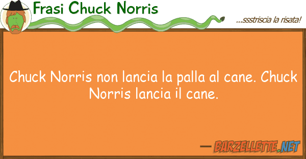 Frasi Chuck Norris chuck norris lancia palla cane