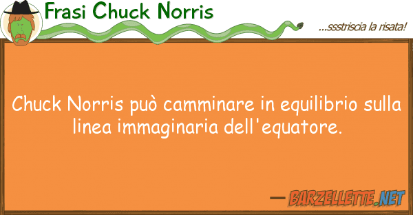 Frasi Chuck Norris chuck norris può camminare equilibri