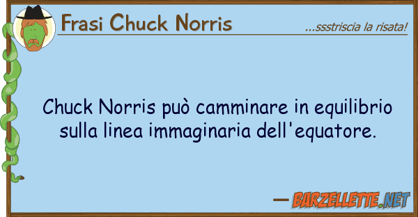 Frasi Chuck Norris chuck norris può camminare equilibri