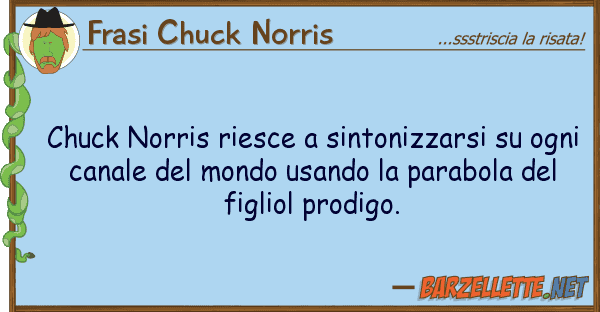 Frasi Chuck Norris chuck norris riesce sintonizzarsi